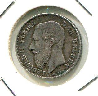 BELGIUM 1886 VL 50 CENTS (01)