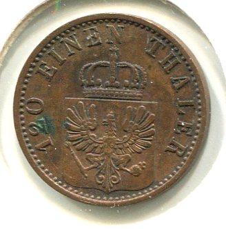 GERMANY 1872A 3 PFENNIG