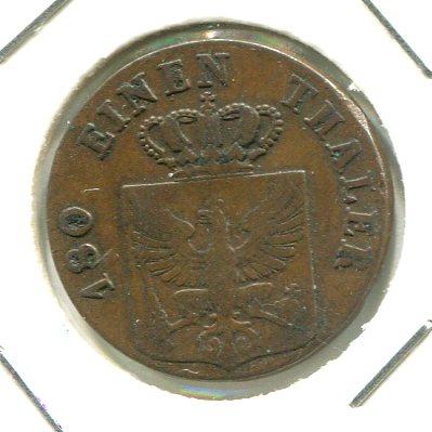 GERMANY 1826D 2 PFENNIG