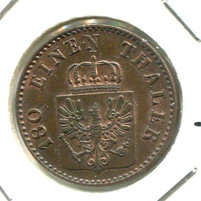 GERMANY 1863A 2 PFENNIG