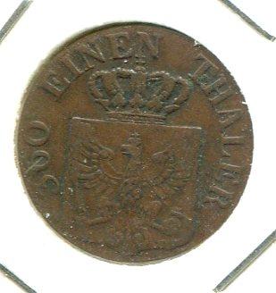 GERMANY 1825A 1 PFENNIG