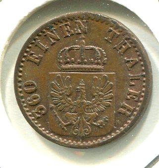 GERMANY 1871C 1 PFENNIG