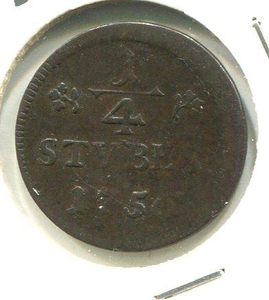 GERMANY 1756 1/4 STUBER