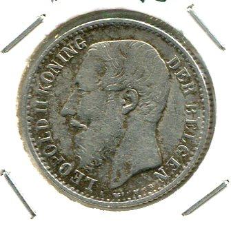 BELGIUM 1887 VL FRANC (02)