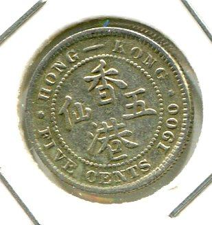 HONG KONG 1900H 5 CENTS (04)