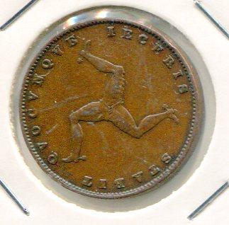 ISLE OF MAN 1839 FARTHING