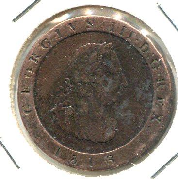 ISLE OF MAN 1813 1/2D