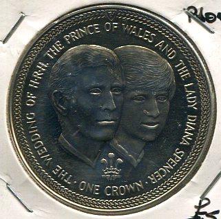 ISLE OF MAN 1981 PROOF CROWN