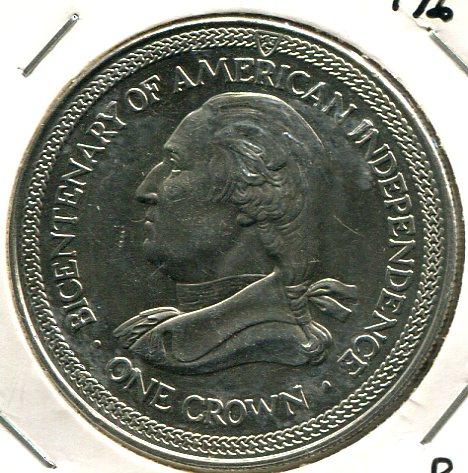 ISLE OF MAN 1976 CROWN