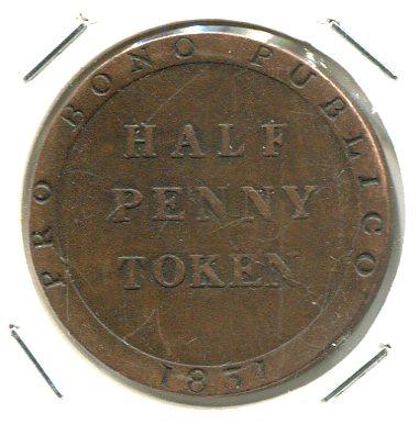 ISLE OF MAN 1831 1/2D TOKEN (05)