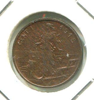 ITALY 1915 CENTIME