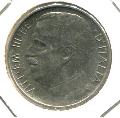 ITALY 1925 50 CENTS