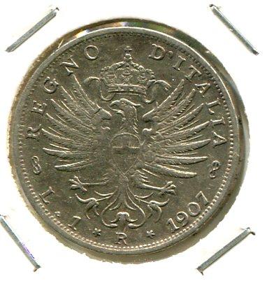 ITALY 1907A 1 LIRA (02)