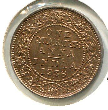 INDIA BR. 1936 1/4 ANNA (05)