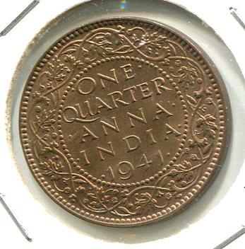 INDIA BR. 1941 1/4 ANNA (02)