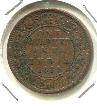 INDIA BR. 1835 1/4 ANNA (02)