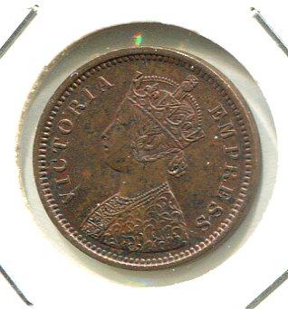 INDIA BR. 1895 1/2 PICE