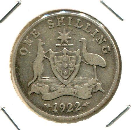 AUSTRALIA 1922 SHILLING