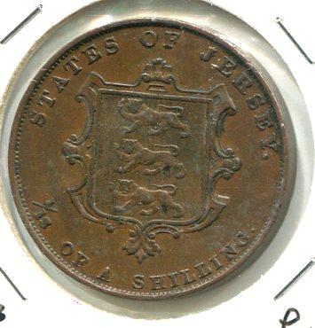 JERSEY 1858 1/13 SHILLING