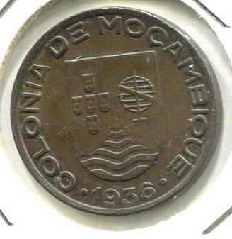 MOZAMBIQUE 1936 20 CENTS 'SCARCE'