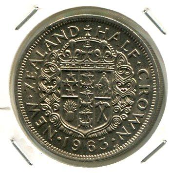 NEW ZEALAND 1963 1/2 CROWN (01)