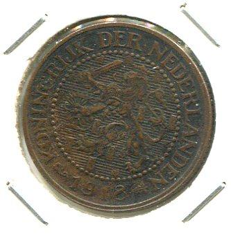 NETHERLANDS 1918 2 1/2 CENTS