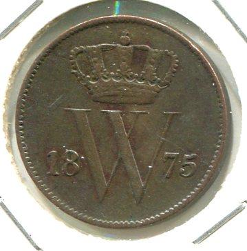 NETHERLANDS 1875 CENT