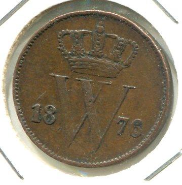 NETHERLANDS 1876 CENT