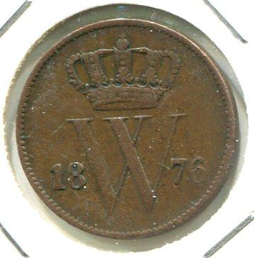 NETHERLANDS 1876 CENT (02)