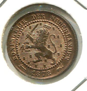 NETHERLANDS 1878 CENT (02)