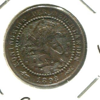 NETHERLANDS 1898 CENT SCARCE