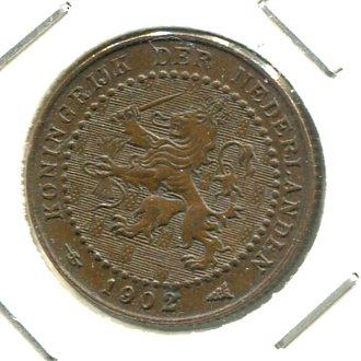 NETHERLANDS 1902 CENT (03)