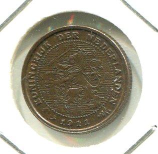 NETHERLANDS 1911 1/2 CENT