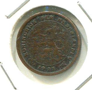 NETHERLANDS 1921 1/2 CENT SCARCE