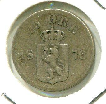 NORWAY 1876 25 ORE (05)