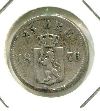 NORWAY 1876 25 ORE (04)