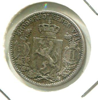 NORWAY 1901 25 ORE