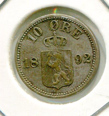 NORWAY 1892 10 ORE (07)