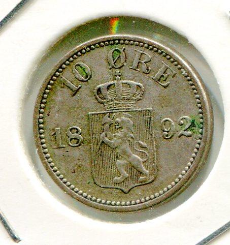 NORWAY 1892 10 ORE (08)