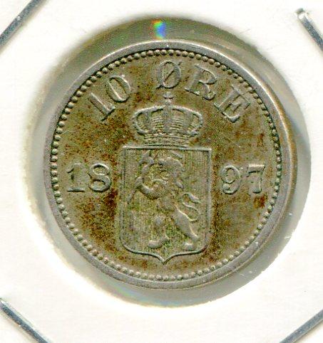 NORWAY 1897 10 ORE (03)