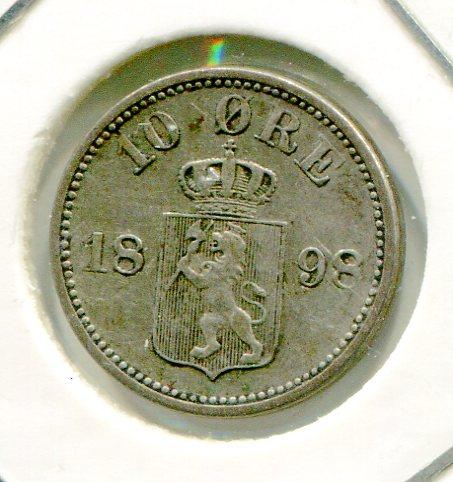 NORWAY 1898 10 ORE (02)