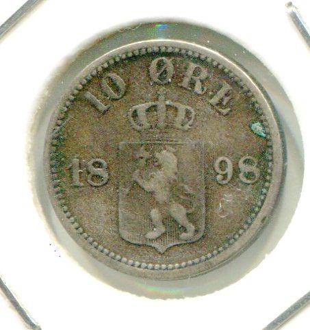 NORWAY 1898 10 ORE (06)