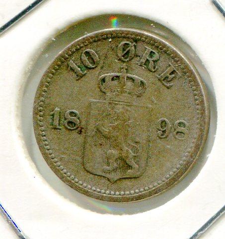 NORWAY 1898 10 ORE (07)