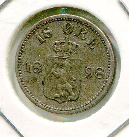 NORWAY 1898 10 ORE (08)