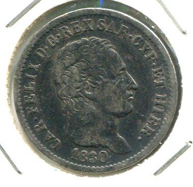 ITALY SARDINIA 1830P LIRA