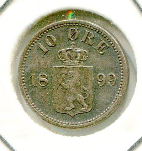 NORWAY 1899 10 ORE (02)