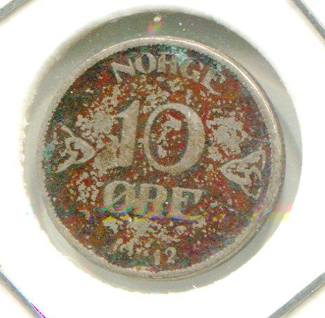 NORWAY 1912 10 ORE