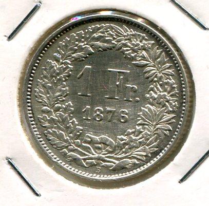 SWISS 1876 FRANC