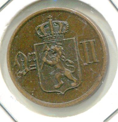 NORWAY 1876 2 ORE (03)