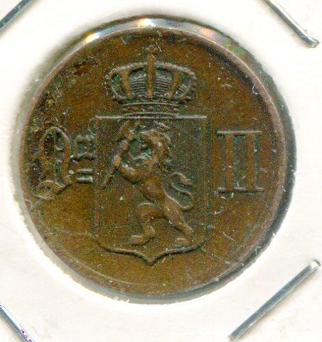 NORWAY 1876 1 ORE (06)